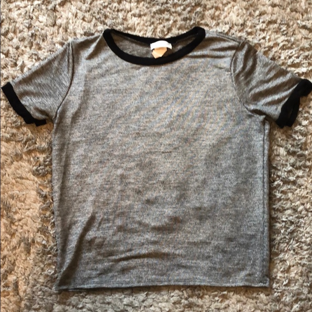 Metallic Crop Top
